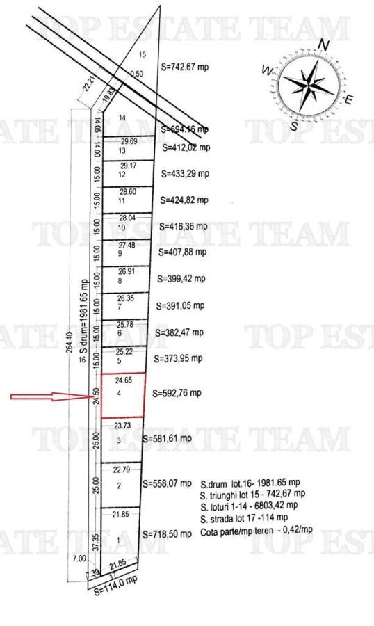 Teren Otopeni - 1 Mai - Otopeni