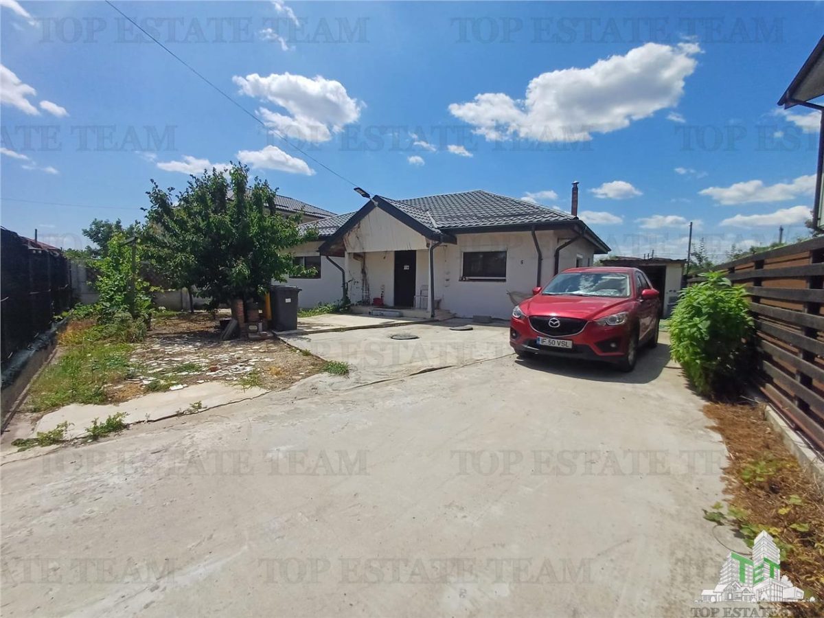 Vila individuala parter 3 camere cu teren 400mp intrare Domnesti - Domnesti