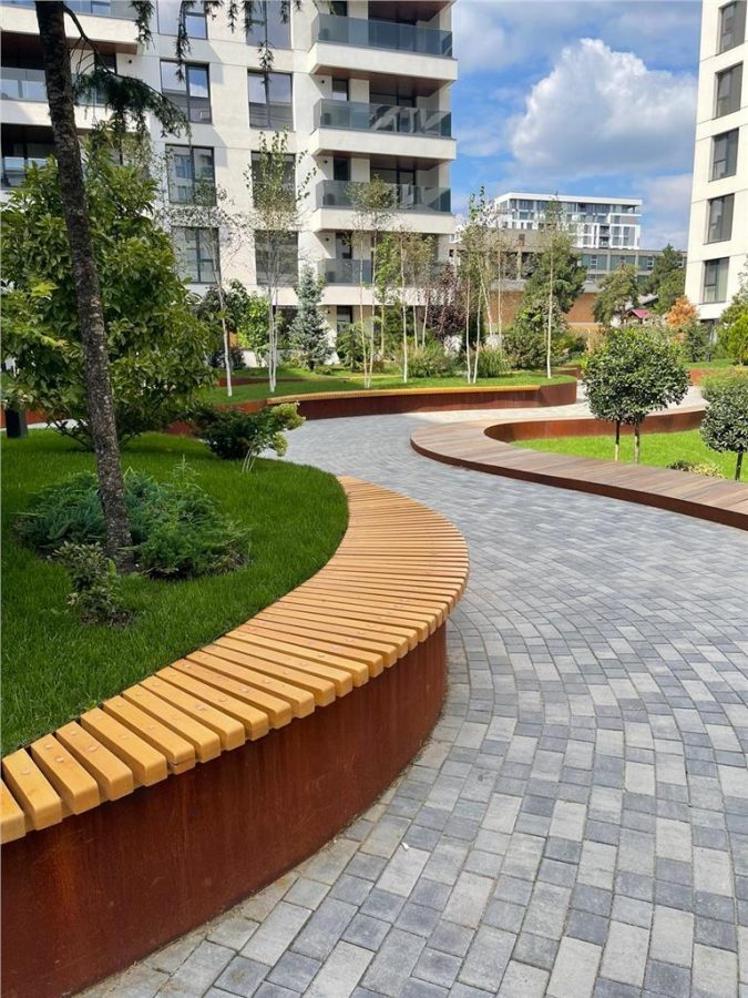 Apartament de inchriat 2 camere,gradina, parcare, Nusco City, NOU - foto 14