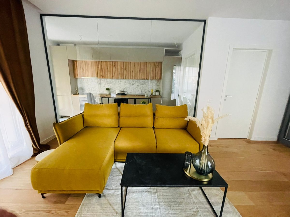 Apartament de inchriat 2 camere,gradina, parcare, Nusco City, NOU - foto 3