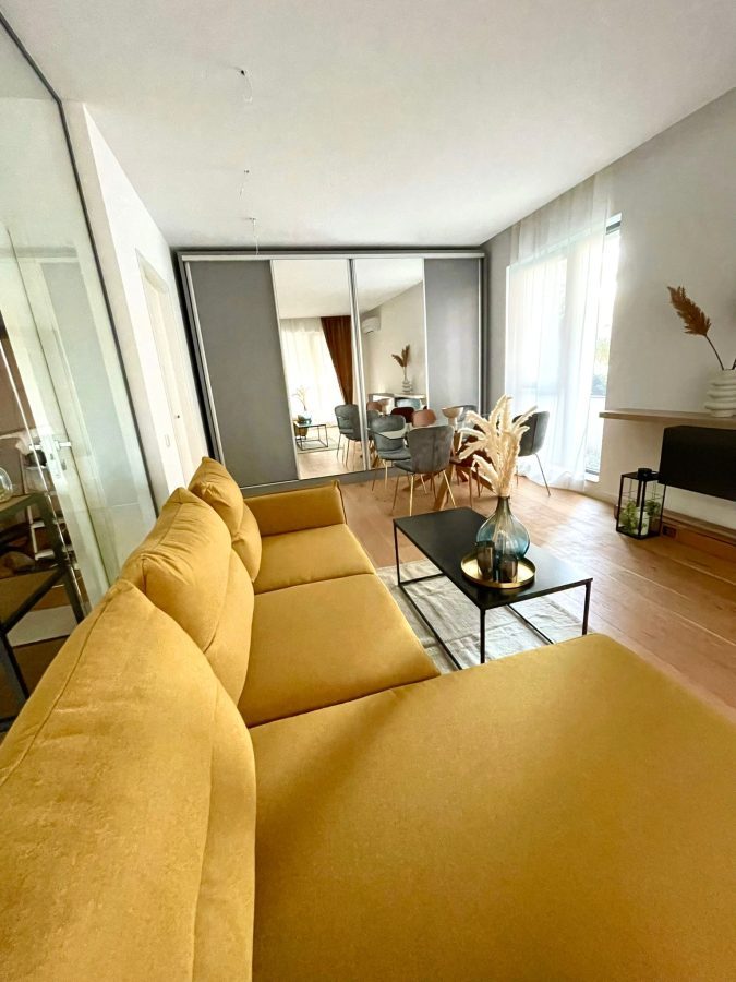 Apartament de inchriat 2 camere,gradina, parcare, Nusco City, NOU - foto 9