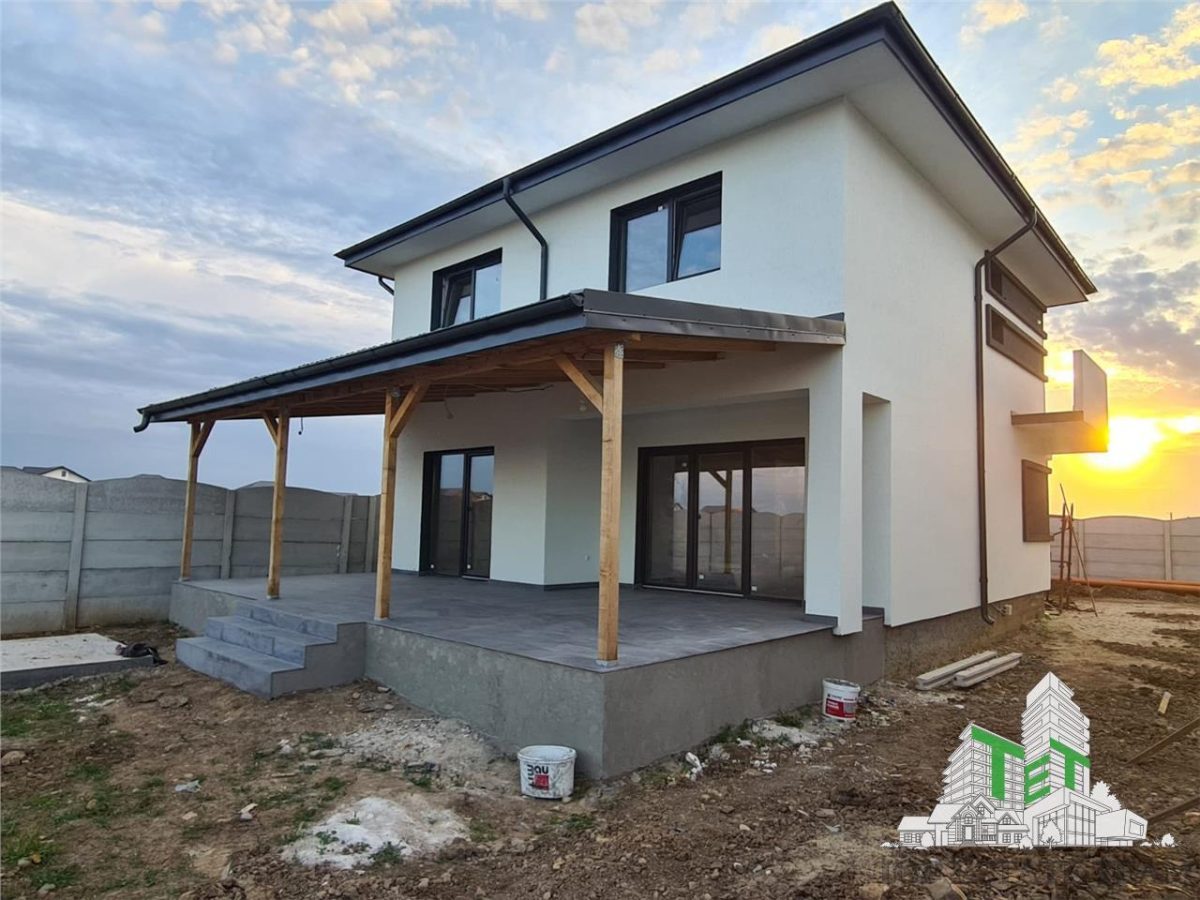 Vila lux 4 camere incalzire pardoseala cu terasa mare langa Soseaua de Centura - foto 9