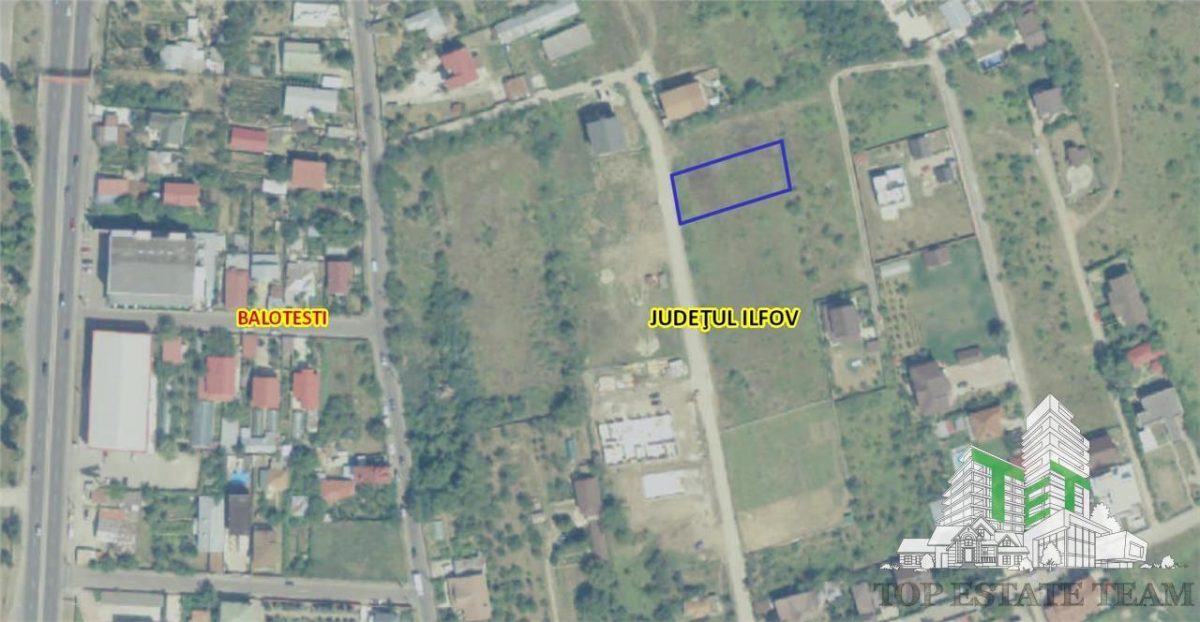 Teren 1000mp Balotesti - zona Therme - foto 2