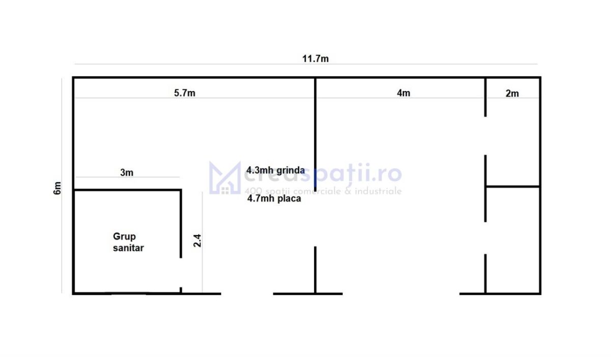 Spatiu comercial parter, 71mp, Carrefour Felicia - foto 7
