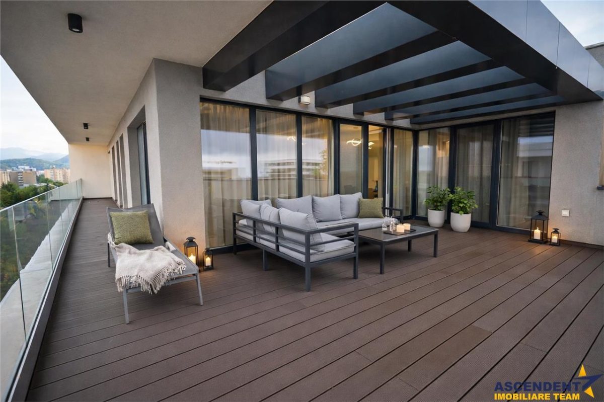!Premium Penthouse,echipat,parcare subterana,50 mp terasa,Qualis,Tractorul, Brasov - Brasov