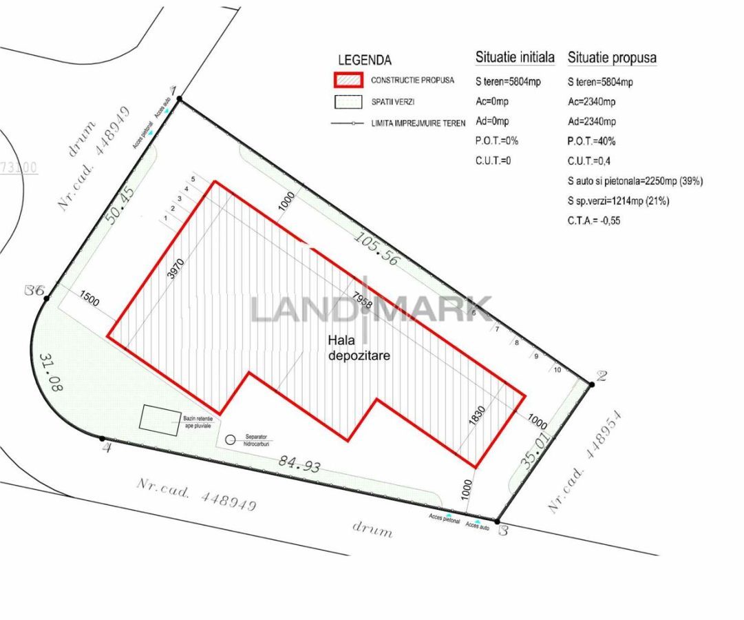 Teren industrial cu PUZ de vanzare in zona Sagului - foto 2