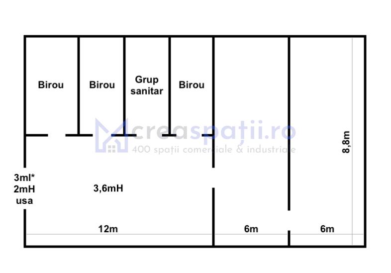 Hala, Iasi, CUG, 211mp, zona vamii - foto 3