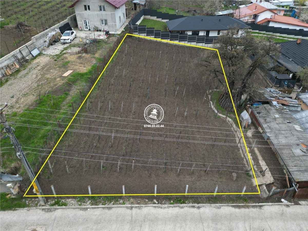 Teren intravilan 680 mp , asfalt , toate utilitatile - Valea Lupului , Iasi - foto 2