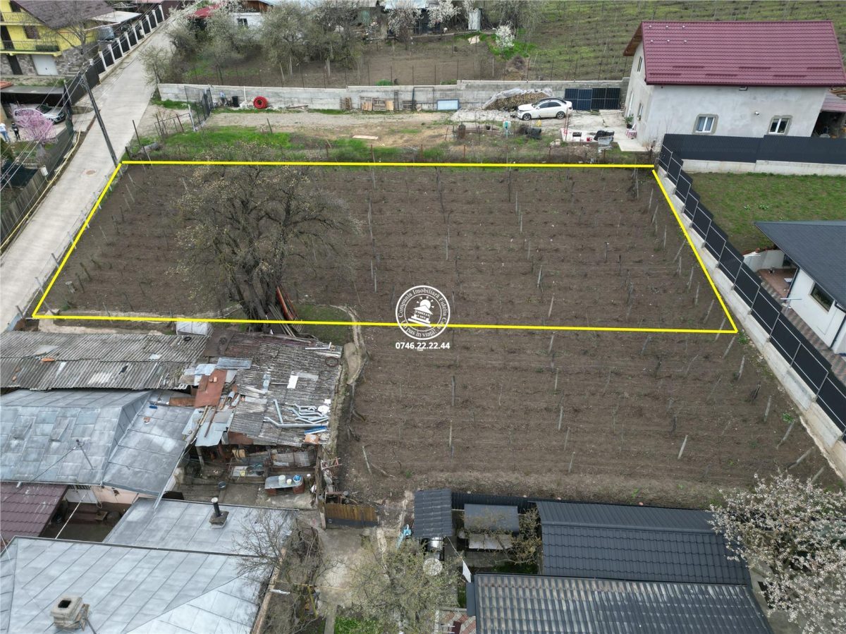 Teren intravilan 680 mp , asfalt , toate utilitatile - Valea Lupului , Iasi - foto 3