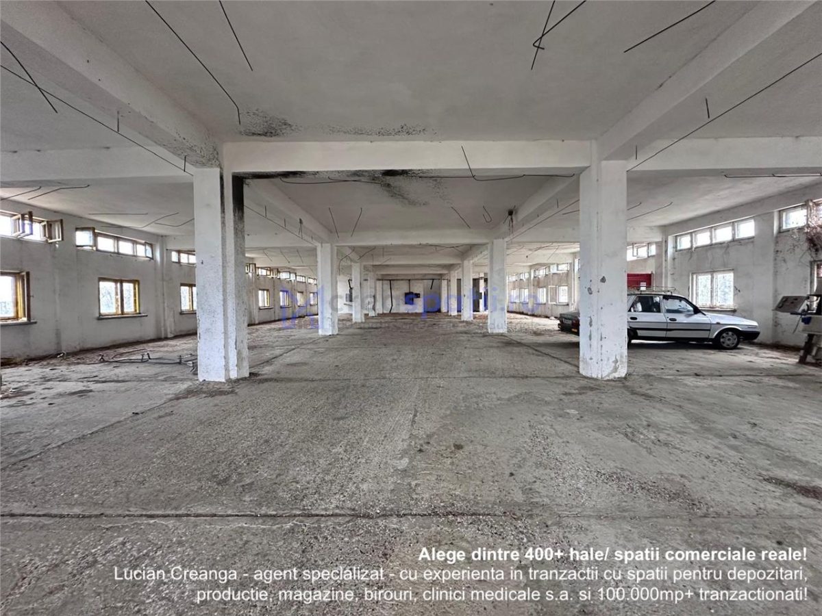 Hala, spatiu comercial, vad, de la 423mp la 1744mp, Vama Albita - Dranceni