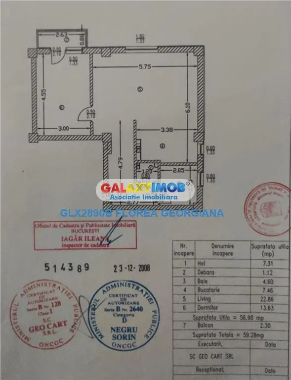 Apartament 2 camere de vanzare Greenfield Residence - foto 12