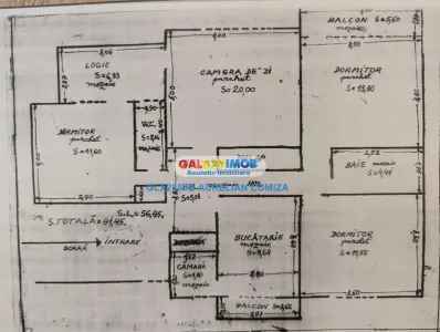 Vanzare apartament 4 camere zona Domenii/Agronomie etaj 4/4 decomandat - foto 1