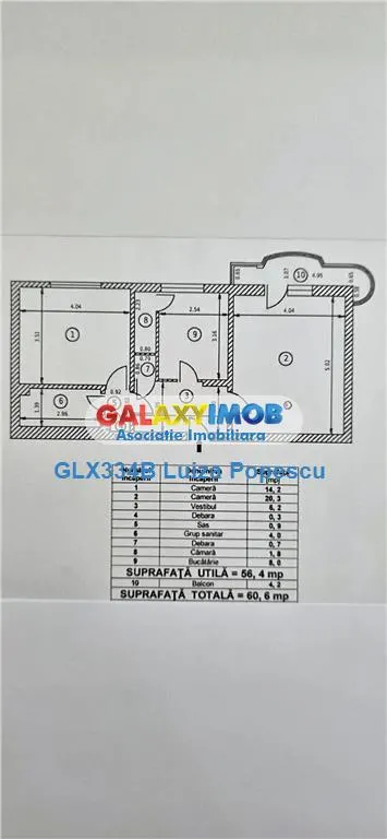 Apartament 2 camere 13 SEPTEMBRIE-DRUMUL SARII et 5|8, decomandat 60mp - foto 7