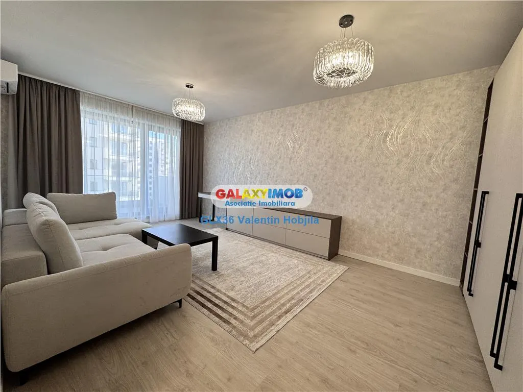 Vanzare apartament 2 camere mobilat bloc nou Baneasa Greenfield Teilor - foto 1