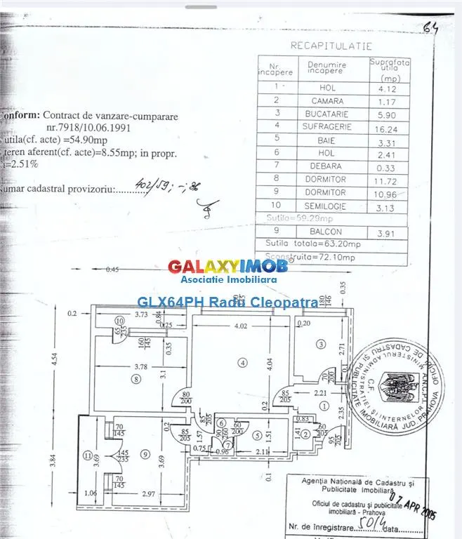 Vanzare apartament 3 camere in Ploiesti, zona Nord - foto 11