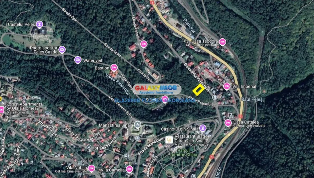 Teren 1500 mp Sinaia Intravilan zona Peles - foto 1