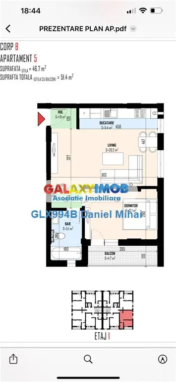 APARTAMENT 2 CAMERE-INCALZIRE PADOSEALA-TRIPAN-CRISTALULUI - foto 2