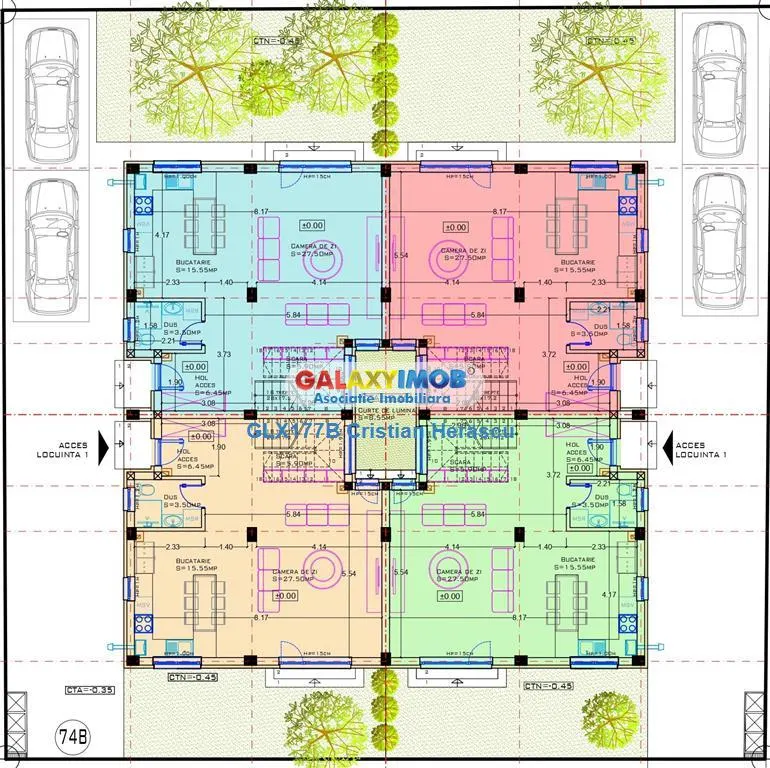 Vila P+1+M 157 mpu 4 camere curte 72 mp Maniu Pacii Str Dr Belsugului - foto 1