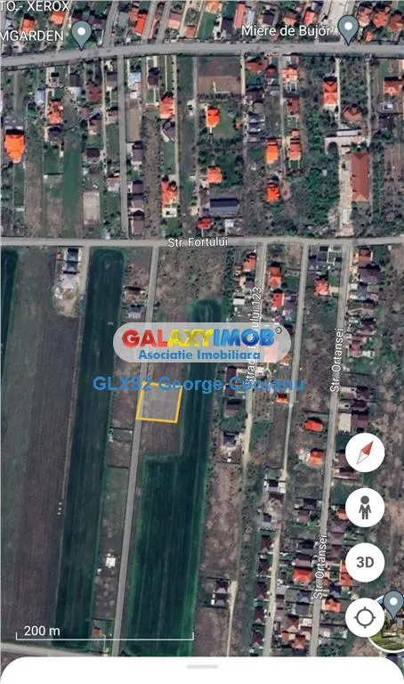 Vanzare loturi teren 512mp , rate, Domnesti str Fortului Clinceni - foto 2