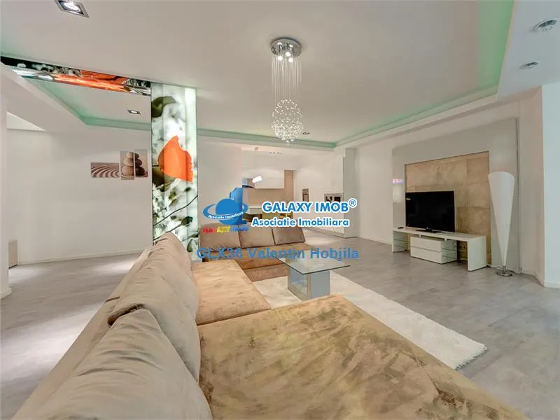 Vanzare -Inchiriere apartament 4 camere 160 mp lux Herastrau mobilat - foto 2