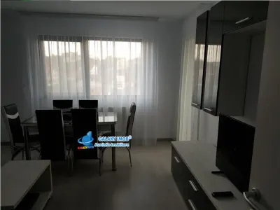 Inchiriez apartament cu 3 camere , Nord, bloc nou, mobilat - utilat - foto 3