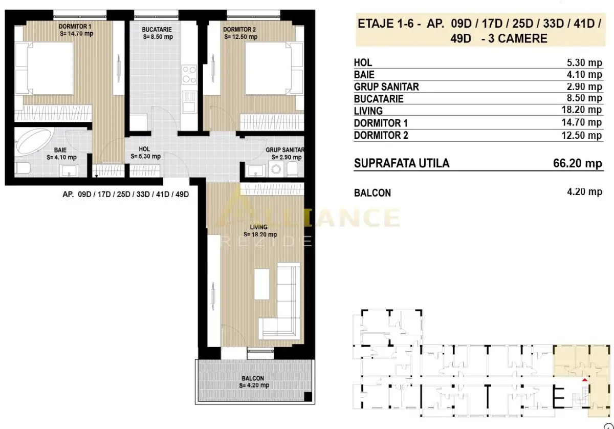Apartament cu 3 camere | decomandat - SECTOR 4 - - foto 6