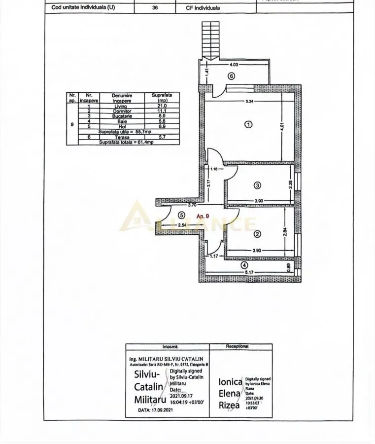 Apartament 2 camere - Teren 200 mp - foto 14