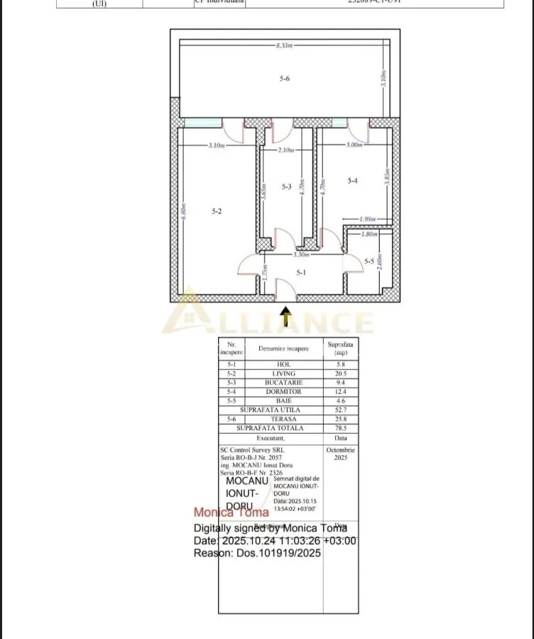 Apartament 2 camere etaj 1  Metalurgiei - foto 11