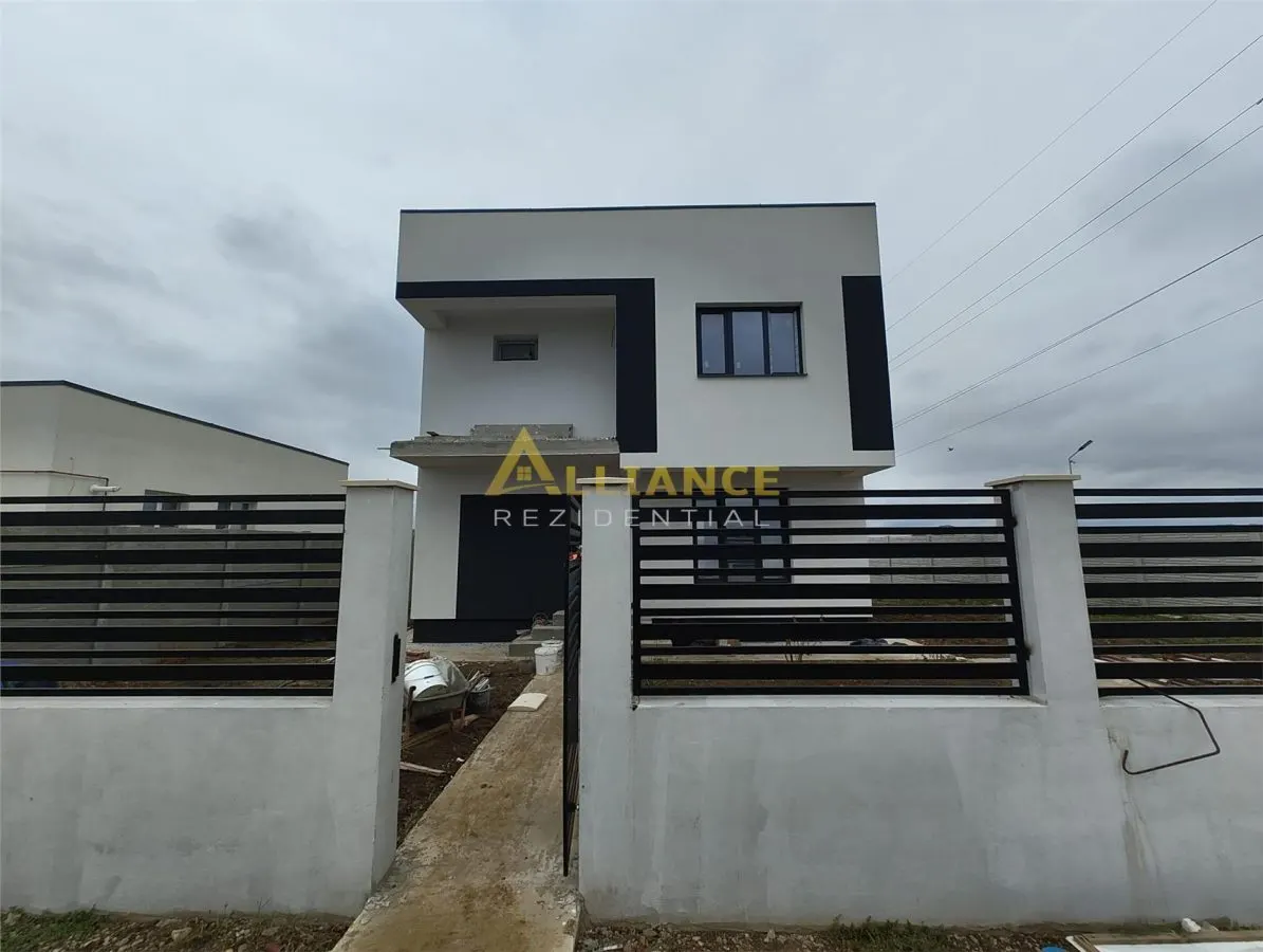 Casa noua, moderna - 3 dormitoare, 2 bai, teren 350 mp - foto 4