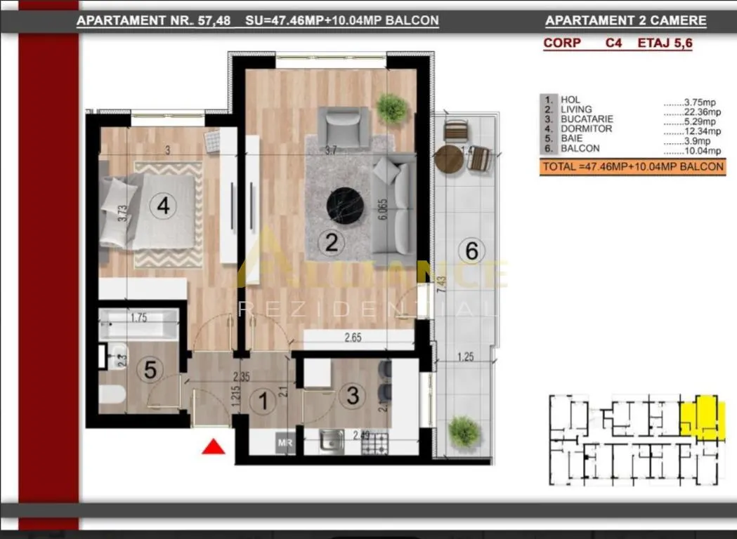 Apartament 2 camere decomandat metrou Dimitrie Leonida - foto 5