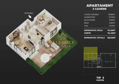 Proiect Nou-Popesti- Apartament 2 Camere - foto 10