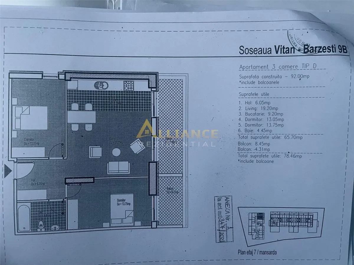 Apartament cu 3 camere sectorul 4 - foto 14