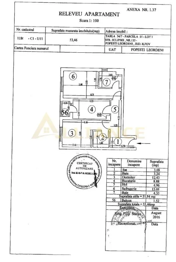 Apartament mobilat 2 camere metrou Dimitrie Leonida - foto 15