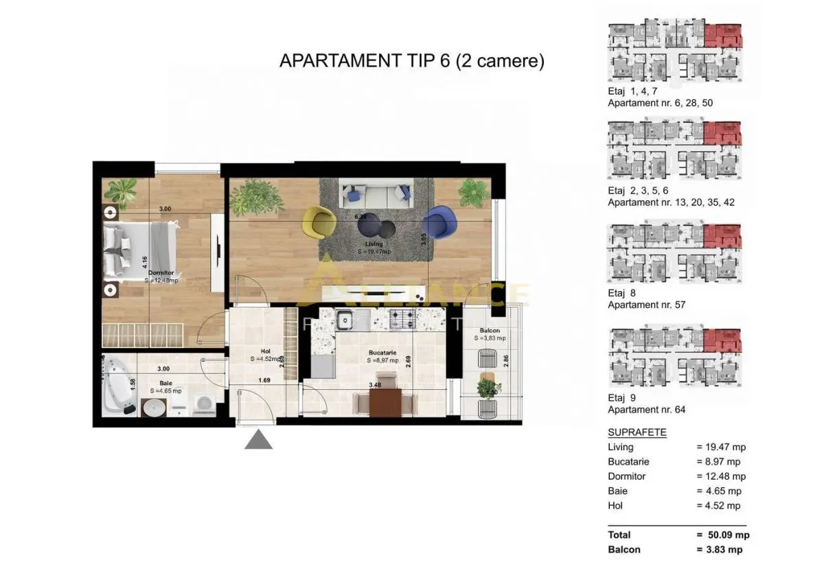 Promotie 115.000eur - 2 Camere - Gata de mutat - foto 9