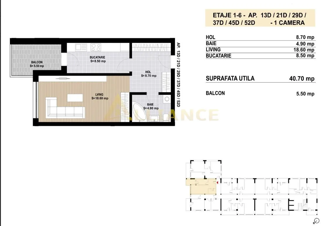 Grand Arena Mall /Garsoniera 46 mp - foto 9