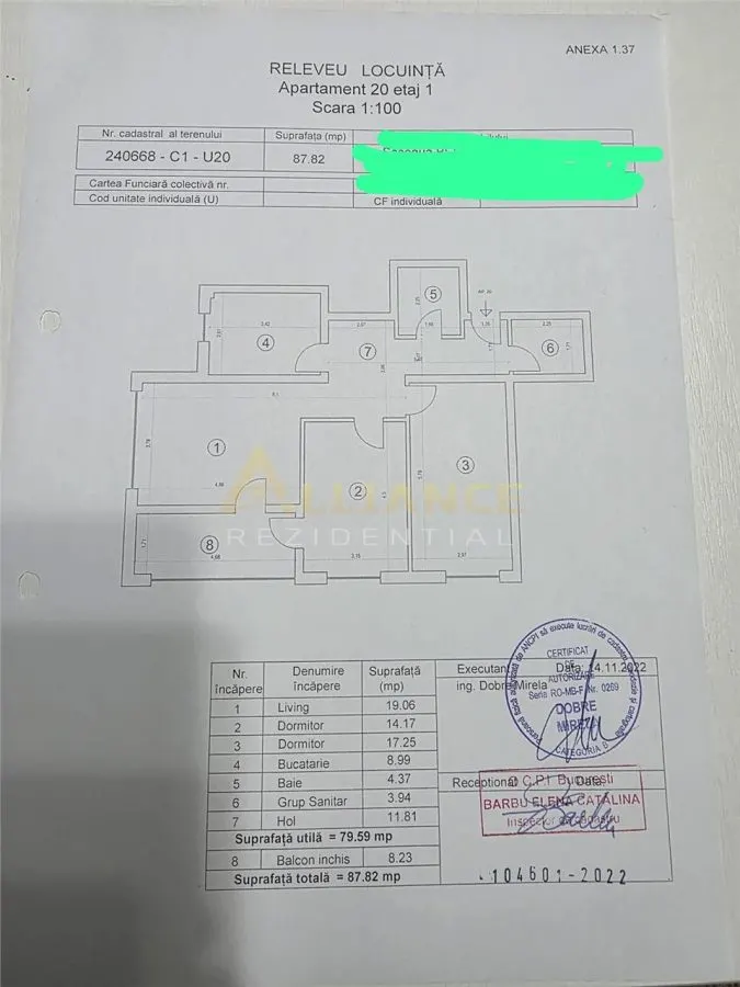 Apartament spatios cu 3 camere si 2 bai, situat în complexul Creative - foto 15