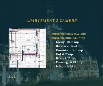 Apartament 2 camere | Intabulat | 62,12  mp | 116.506 euro | Comision 0 - foto 8