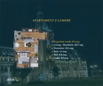 Apartament 2 camere | 60 mp | Dacia/Pacurari, Iasi | Comision 0 - foto 10