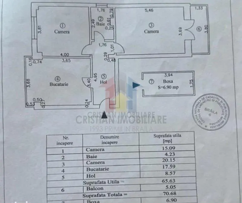 FOARTE SPATIOS! 70 mp - Ap 2 camere, Buzaului+boxa, Etaj 2, Buzaului - foto 8