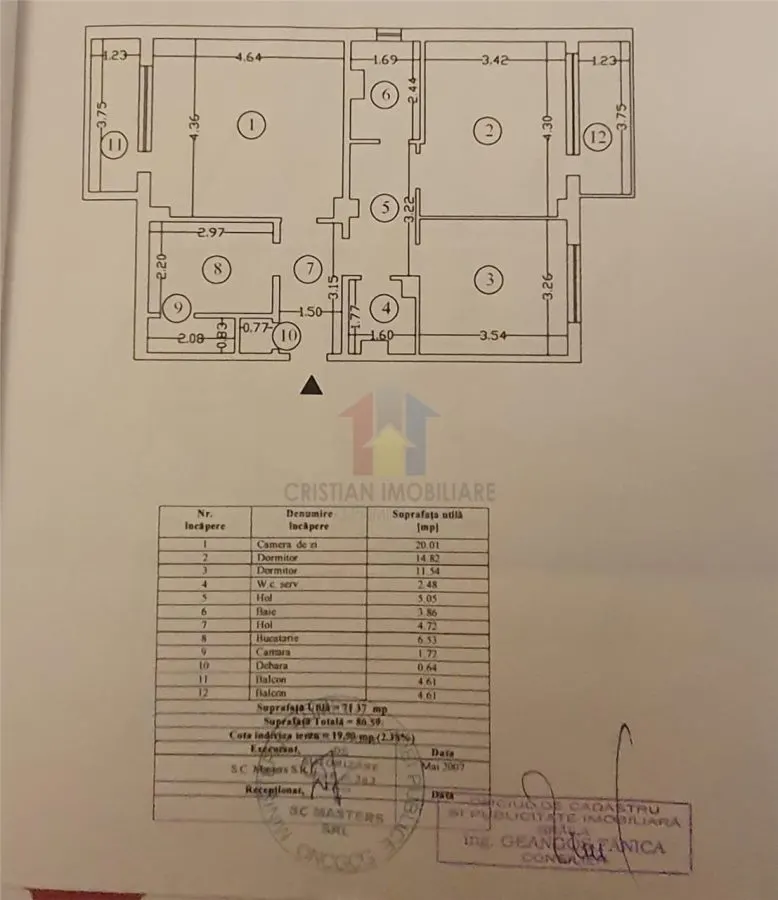 ETAJ  1, Ap 3 cam Dorobanti Bratianu 81mp 2 vederi 2 balcoane - foto 10