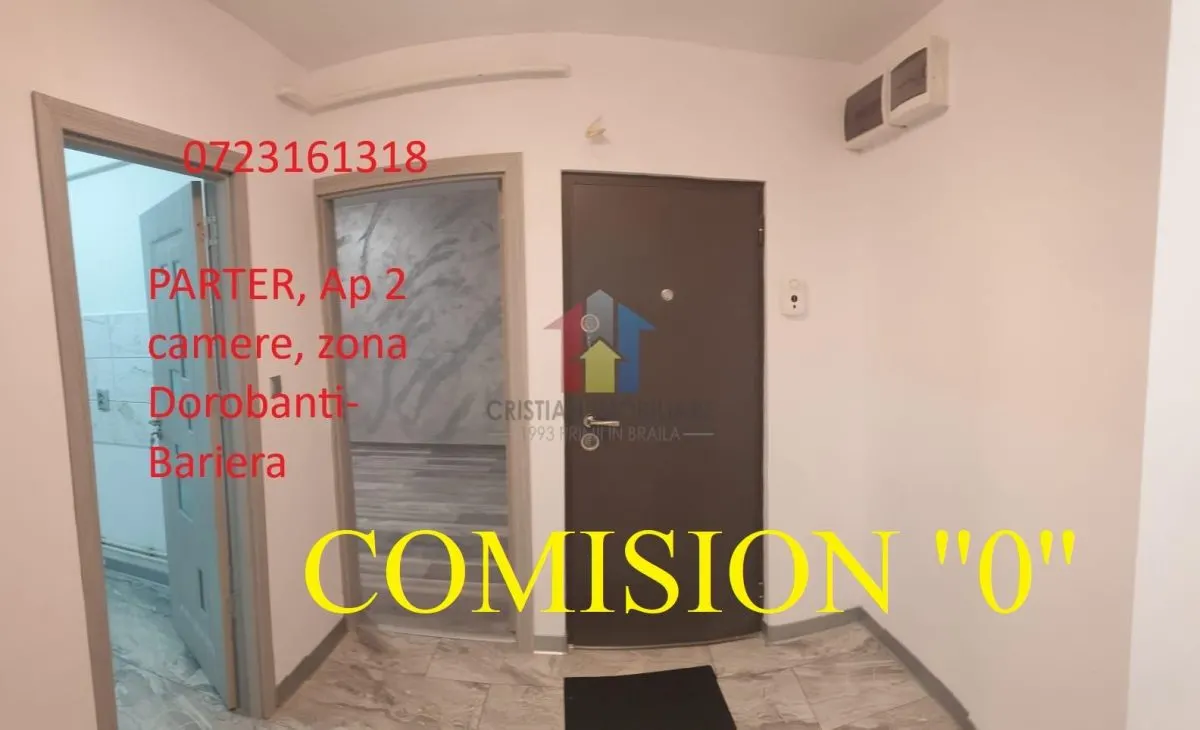 VEZI VIDEO! TOTUL NOU Finisaje Moderne 2 cam Parter confort 1 decomandat Dorobantilor-Bariera - foto 1