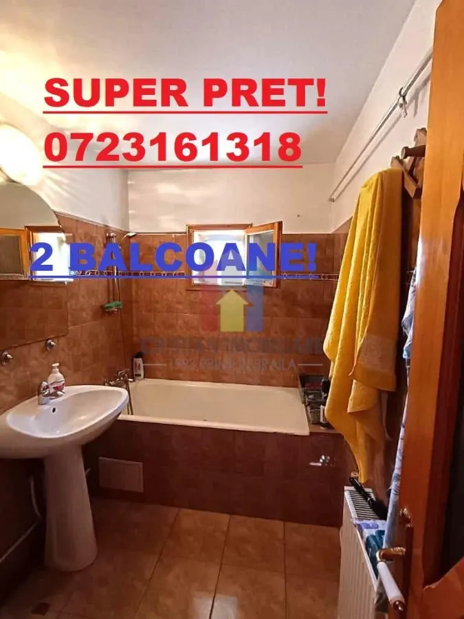 Pret Excelent! Ap 2 camere, Radu Negru, 2 balcoane - foto 1
