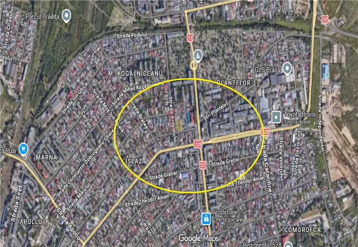 Teren+casa zona Pta Saraca 215 mp cu 7m deschidere - foto 1