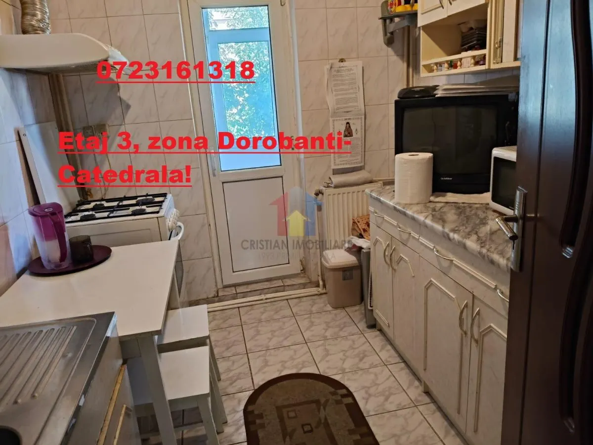 Dorobantilor-Catedrala  2 camere Etaj 3 Conf 1 decomandat - 48 mp - foto 1