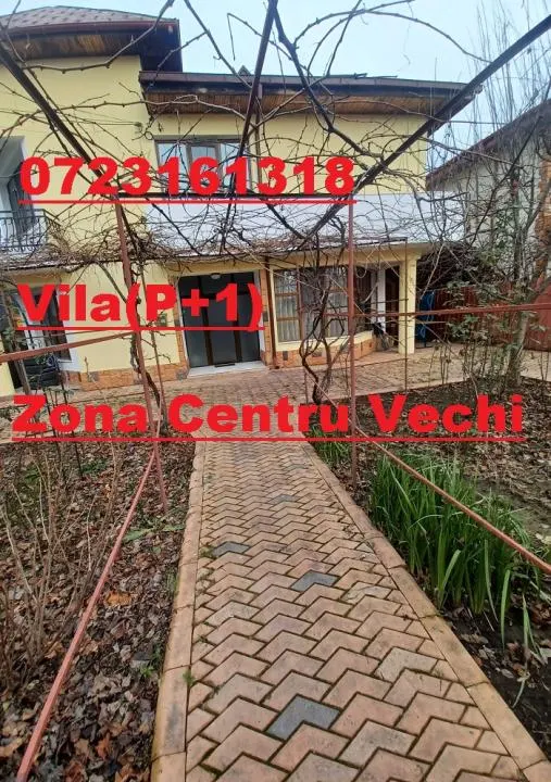 VILA(P+1), zona Centru-Vechi, Caramida, MERITA VAZUTA! - foto 1