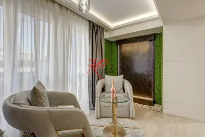 Vanzare apartament lux 3 camere Herestrau, mobilat si cu parcare - foto 1