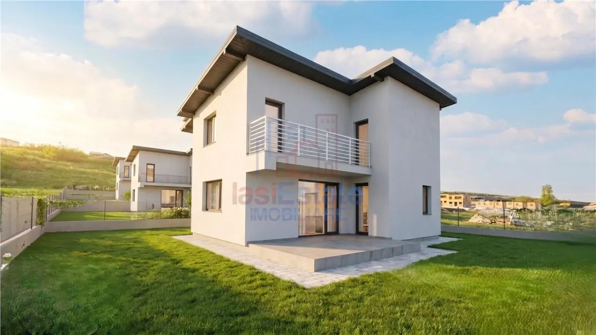 Vila mediteraneana, Teren 580 mp Valea Lupului  Toate utilitatile - foto 1