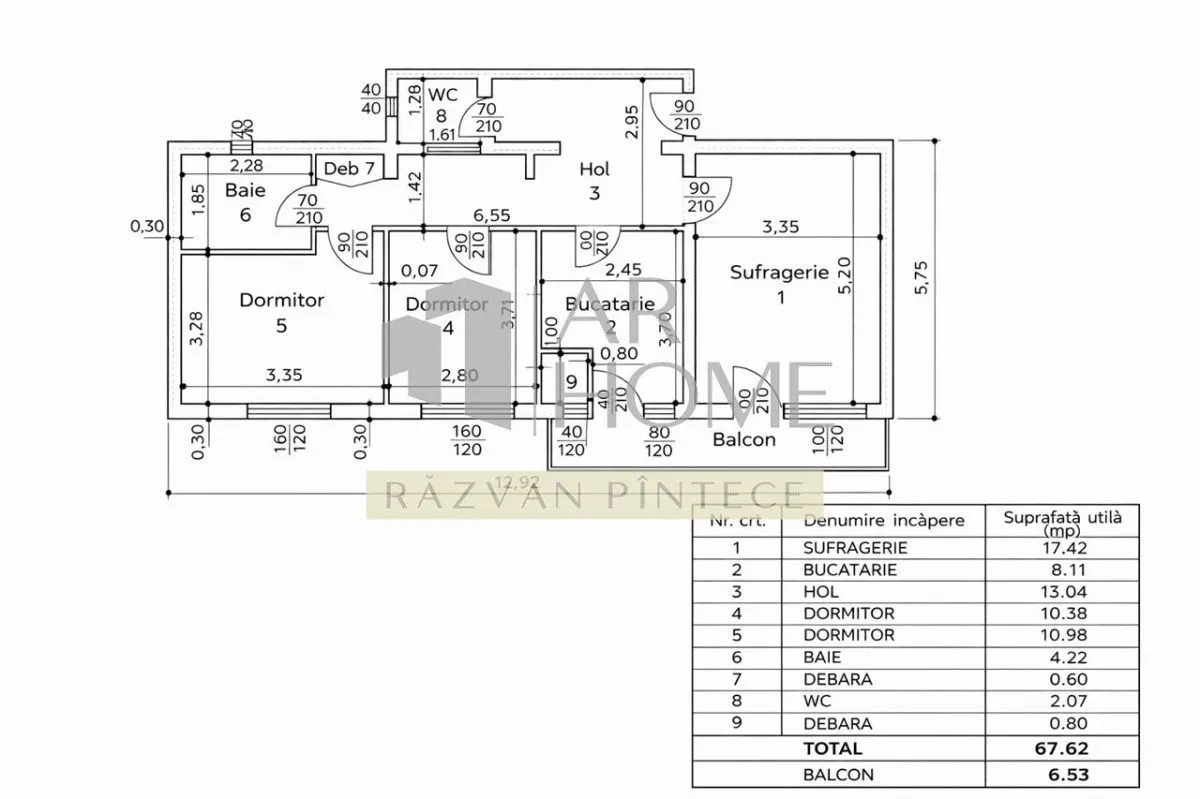 Apartament 3 camere, 2 bai, Republicii Mega Image, Ploiesti - foto 2