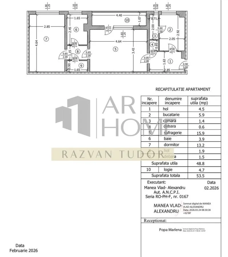 Apartament 2 camere  , central, zona Cina , Ploiesti - foto 8