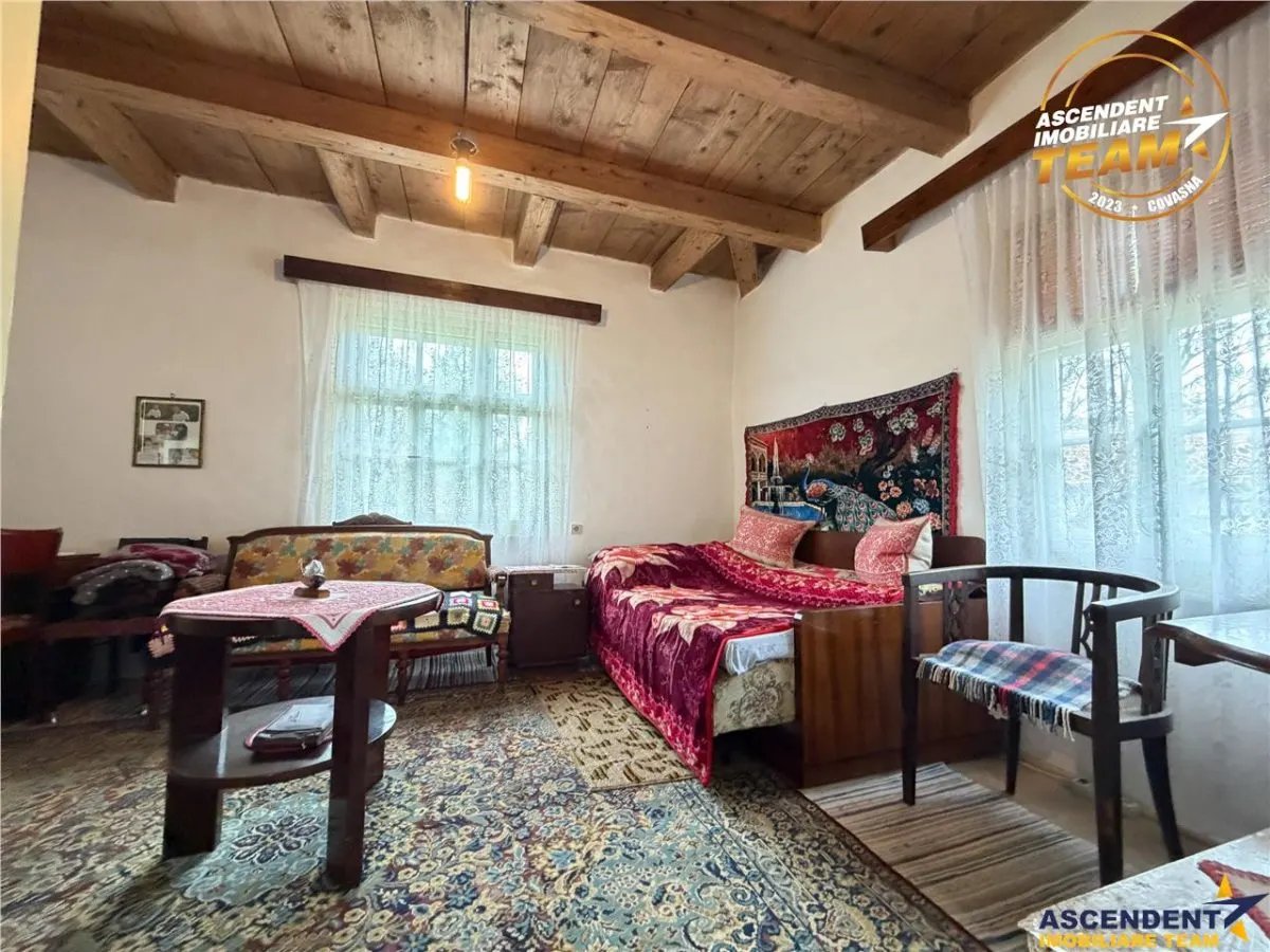 Casa cu farmec rustic + teren privat de 3.315 mp, Borosneul Mic, Covasna - foto 23